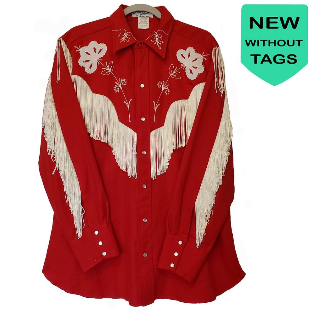 Tony Alamo of Nashville NWOT Retro Western Shirt